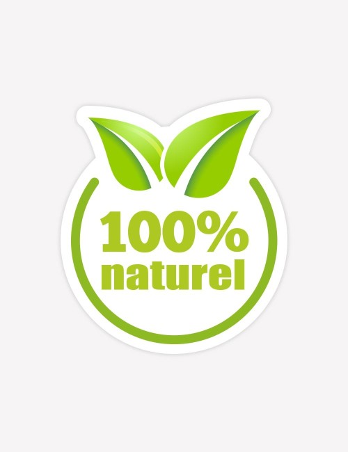 100% naturel - 100 pcs - 3 cm