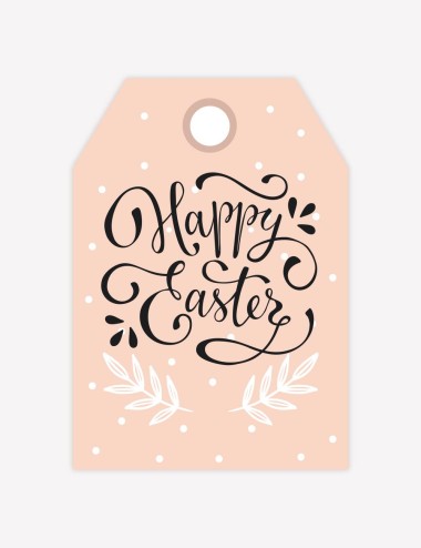 Étiquette Happy Easter -...