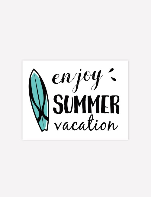 Enjoy Summer vacation - 100...