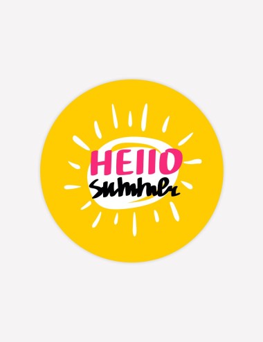 Hello Summer - 100 pcs - 3 cm